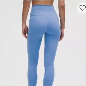 Lululemon Wunder Train HR High-Rise Tight 25" Chambray Blue Size 2